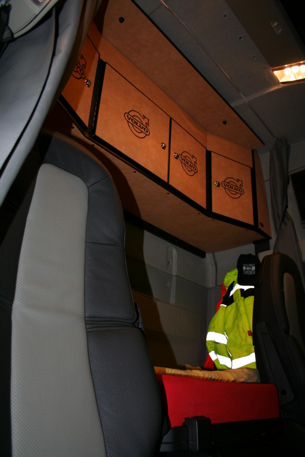 Placard beige Volvo FH4 cabine HSLP Globetrotter 2013-2021 Meuble p